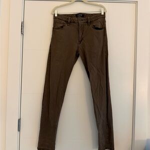 Men's Slim Fit Brown Jeans